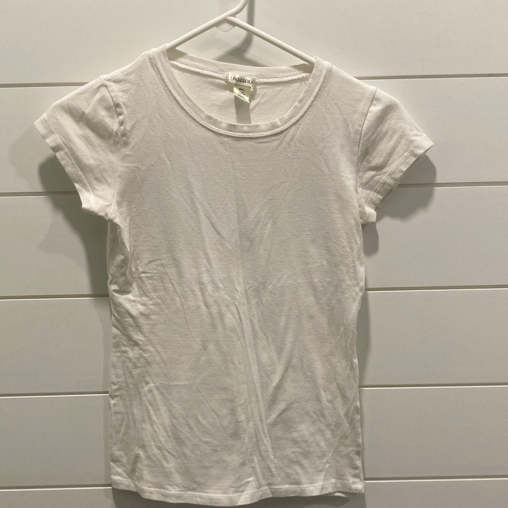 🔴 Bozzolo White Short Sleeve Tee